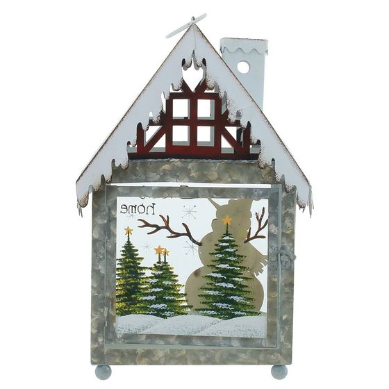 Подсвечник &quot;Домик&quot;, L23 W22 H33 см