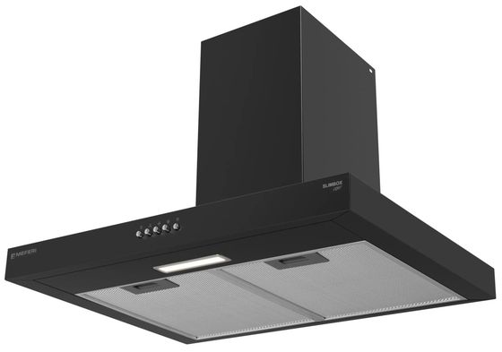 Вытяжка Т-образная Meferi SLIMBOX60BK LIGHT черный управление:кнопочное (1 мотор)