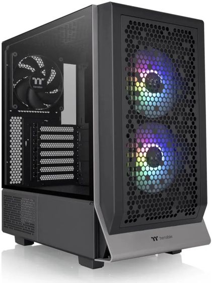 Корпус Thermaltake Ceres 300 TG ARGB черный без БП ATX 3x140mm 2xUSB3.0 1xUSB3.1 audio bott PSU