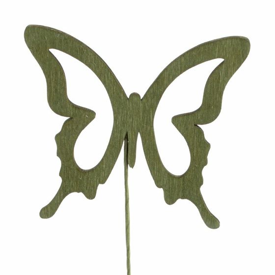 Изделие декоративное (вставка) &quot;Бабочка&quot; (8*0,1*7) (блок 24шт), Д8 Ш0,1 В28 см