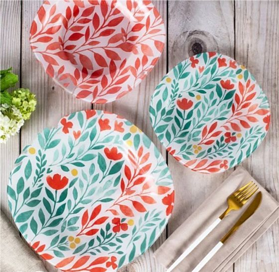 Набор столовый ALVIS RED 18пр