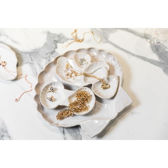 Соусник керамический Dolce Ceramo. «Морская ракушка», 8,5 х 15 см