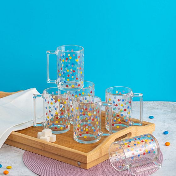 Кружка ФИТНЕС Спринг дотс 320мл