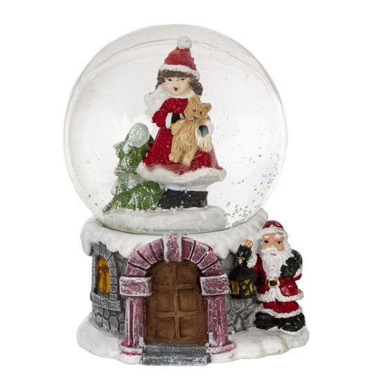 Фигурка декоративная &quot;Дети&quot; в стекл шаре, L5,5 W5,5 H6 см, 4в.