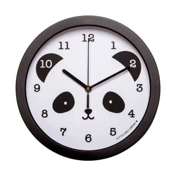 LITTLE LOVELY Panda wall clock