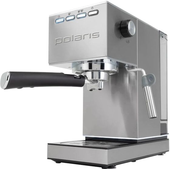 Кофеварка рожковая Polaris PCM 1542E Adore Crema 1350Вт нержавеющая сталь