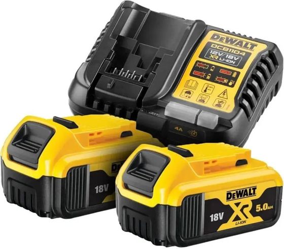 Батарея аккумуляторная DeWalt DCB1104P2 18В 5Ач Li-Ion