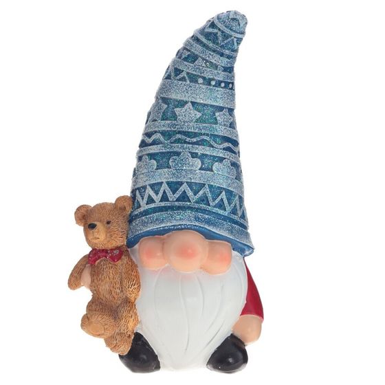 Фигурка декоративная &quot;Гном&quot;, L7 W5,5 H15 см, 2в.