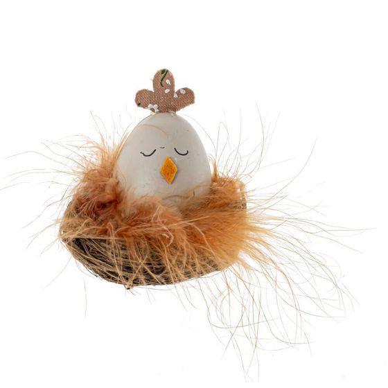 Изделие декоративное &quot;Гнездо пасхальное&quot;, Д7 Ш7 В7 см, 2в.