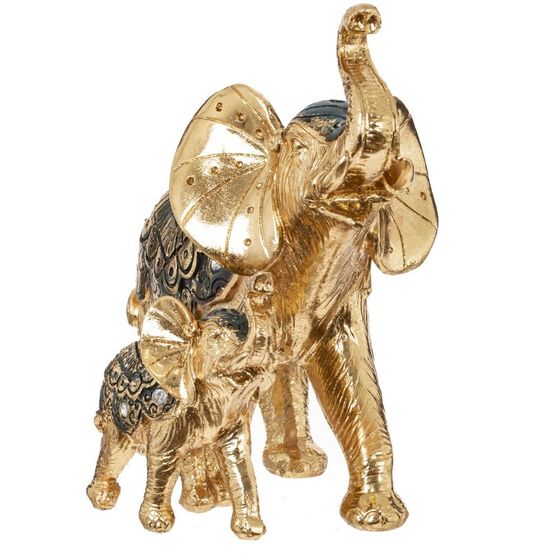 Фигурка декоративная "Слоны", L19 W12 H17 см