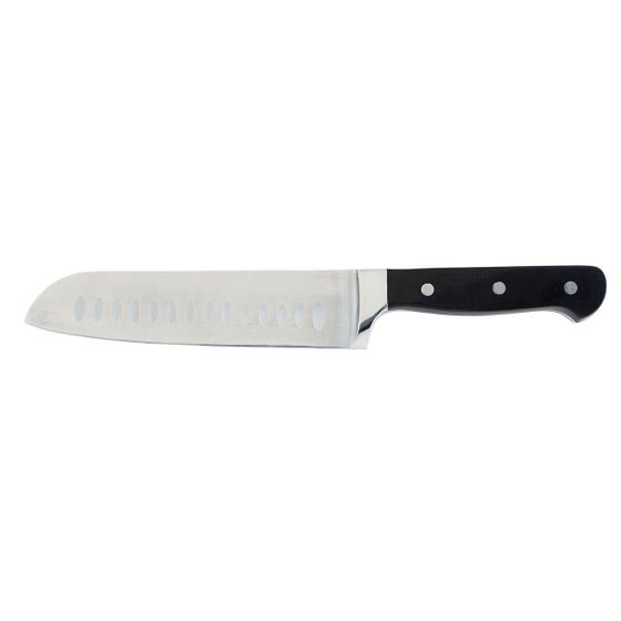 Нож Santoku Quid Professional Inox Chef Black, черный металл (упаковка из 6 шт.)