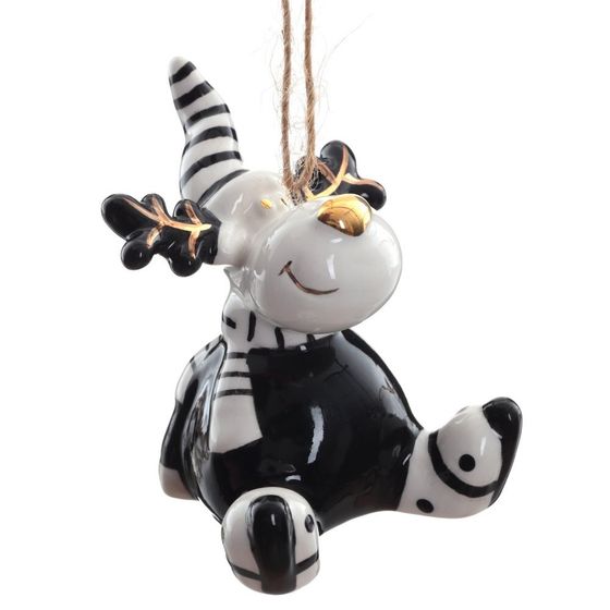 Украшение новогоднее &quot;Олень&quot;, L5 W6 H6,5 см, 2в.