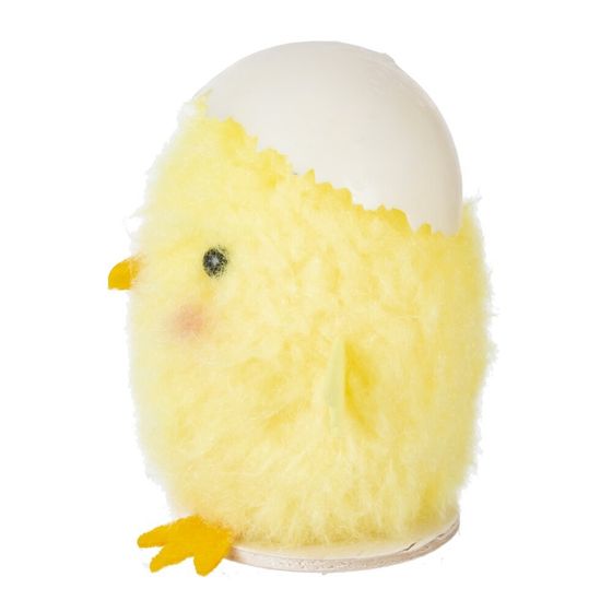 Фигурка декоративная &quot;Цыпленок&quot; (блок 12 шт), L7 W6 H7 см, 3в.