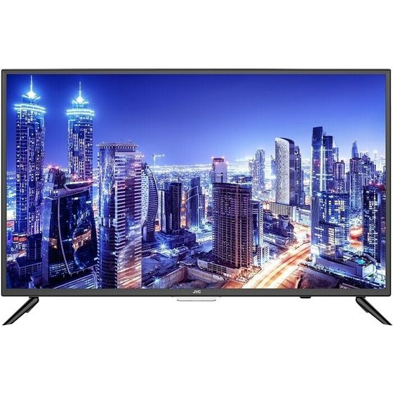 Телевизор LED 32&quot; JVC LT-32M595 черный SmartTV безрамочный
