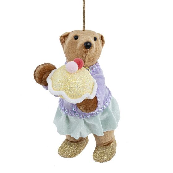 Изделие декоративное подвесное &quot;Медвежонок&quot;, L8 W12 H21 см, 2в.