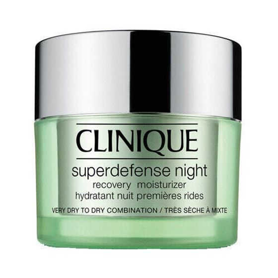 Ночной увлажняющий крем для сухой и комбинированной кожи Superdefense (Night Recovery Moisturizer Very Dry To Dry Combination Skin) 50 мл