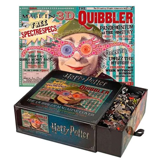 NOBLE COLLECTION Harry Potter The Quibbler Magazine Cover Puzzle 1000 pieces