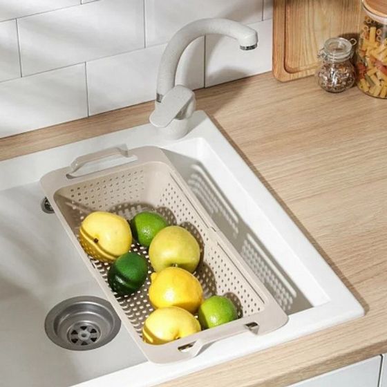 Мойка-сушка раздвижная латте 295х195х90мм