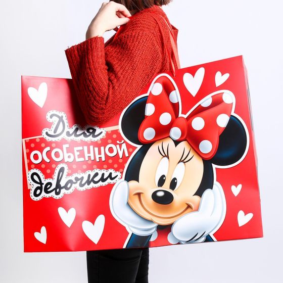 !Пакет ламинированный "Для особенной девочки", Минни Маус, 46 х 61 см