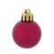 Набор из 12шт Украшение новогоднее Шар &quot;Красная роза&quot;, D 4 см, L9,5 W9,5 H10,5 см