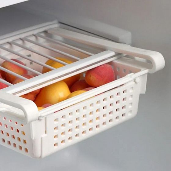 Органайзер ЛОФТ для холодильника раздвижной 19.7х20х7.7см