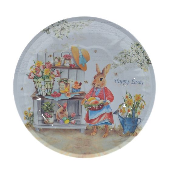 Блюдо &quot;Пасхальное&quot;, L19 W19 H2,5 см, 5в.