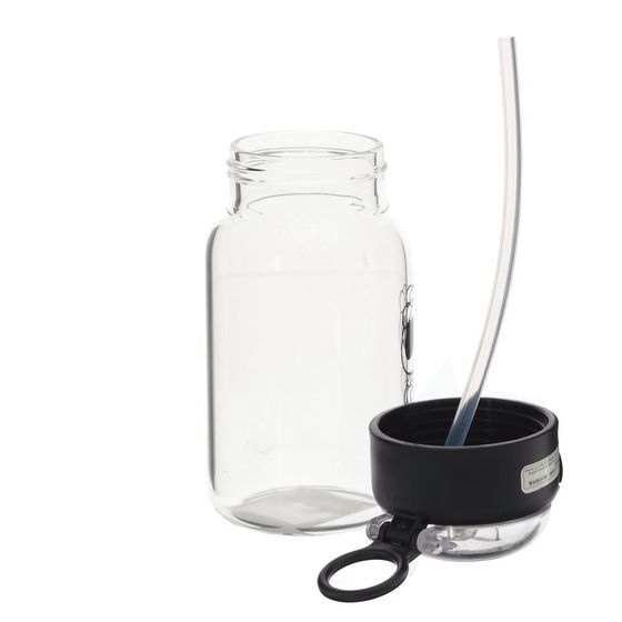 Бутылка, 400 мл, L8 W8,5 H17 см, дизайн микс