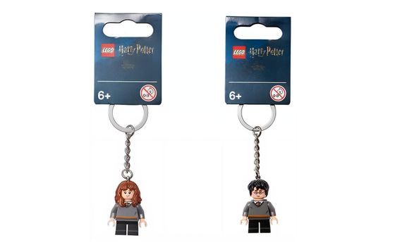 LEGO Harry Potter Collection Harry Hermione Keychain Building Blocks 0-300pcs 854114+854115