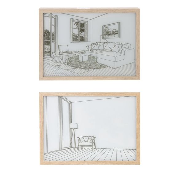 Панно (подсветка, USB), L31 W4 H23 см, 3в.