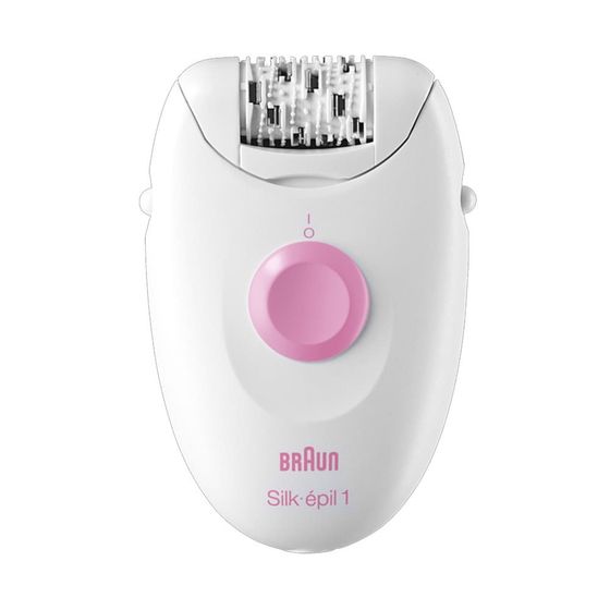 Эпилятор Braun SE1170 скорости: 1 насадки:1шт от сети белый/розовый