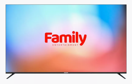 Телевизор LED 55&quot; Asano 55LU6000T черный 4K SmartTV AndroidTV безрамочный