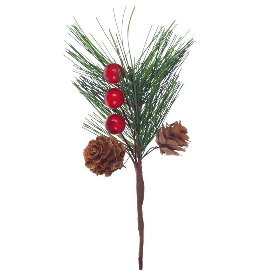 Изделие декоративное &quot;Ветка&quot;, L9 W10 H15 см, 6в.