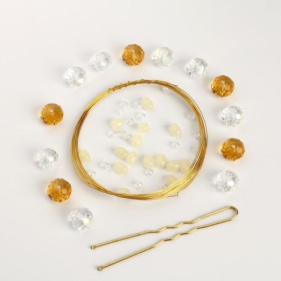 !09 Свадебная шпилька «Чайная роза», набор для создания, 50 × 100 × 25 см