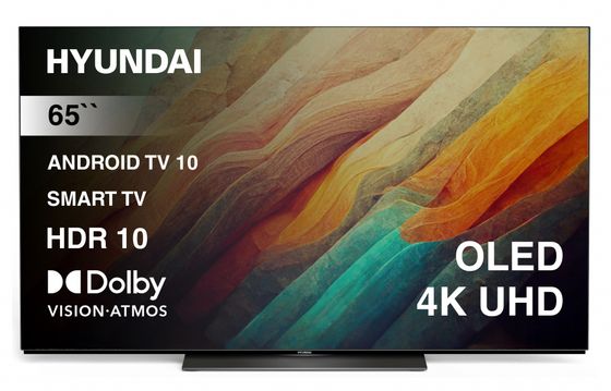 Телевизор OLED 65&quot; Hyundai H-LED65OBU7700 черный 4K Ultra HD Smart TV