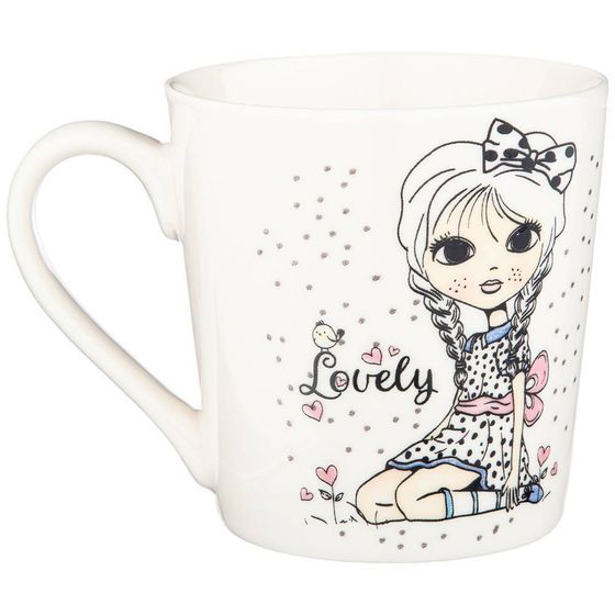 !09 КРУЖКА &quot;FASHION PRINCESS&quot; 350МЛ 12,5*9,2*9,5СМ