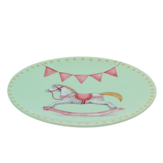 Тарелка &quot;Лошадка&quot;, L20 W19,5 H1,5 см