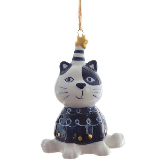 Изделие декоративное подвесное &quot;Кот&quot;, L6,5 W5 H9 см, 2в.