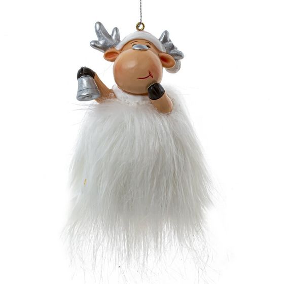 Фигурка декоративная подвесная &quot;Олень&quot;, L6 W6 H10 см, 2в.
