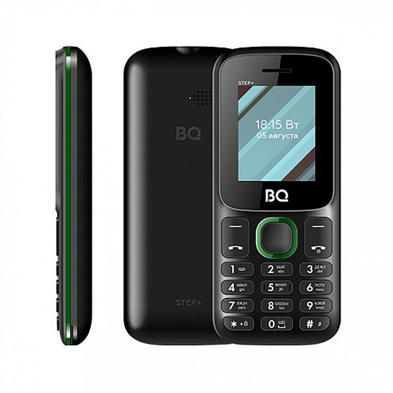 Мобильный телефон BQ 1848 Step+ Black+Green