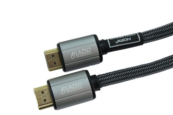 Кабель Lazso HDMI(m) - HDMI(m) 3м черный (WH-111(3M)-B)