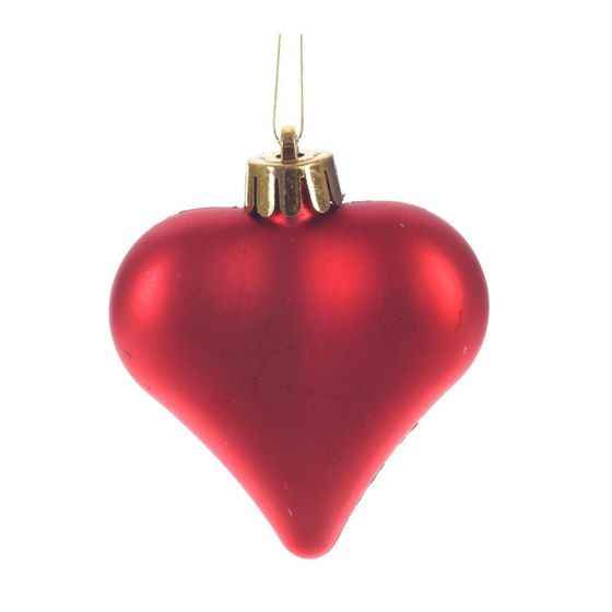 Набор из 6шт Украшение новогоднее “Сердце”, L16 W2,5 H10,5 см