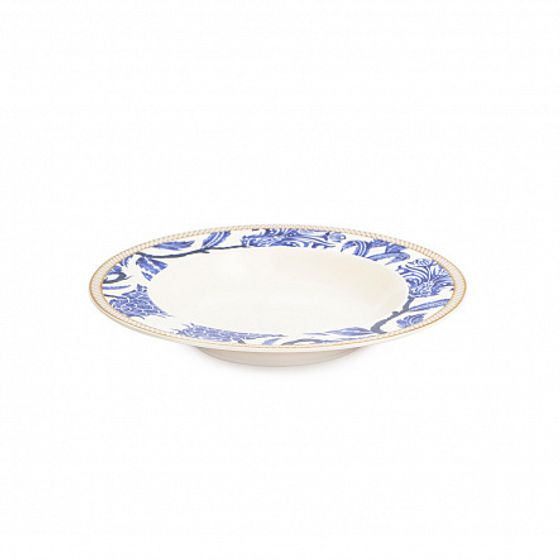 Тарелка суповая BLUE FLOWER 21.8см