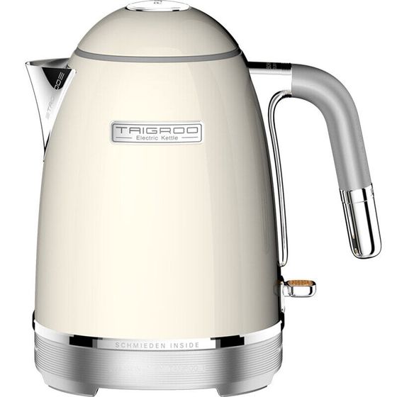 TAIGROO Electric Kettles Household Tea-Brewing Kettle Integrated British Style Electric Kettle Moon White TG-KA18M01