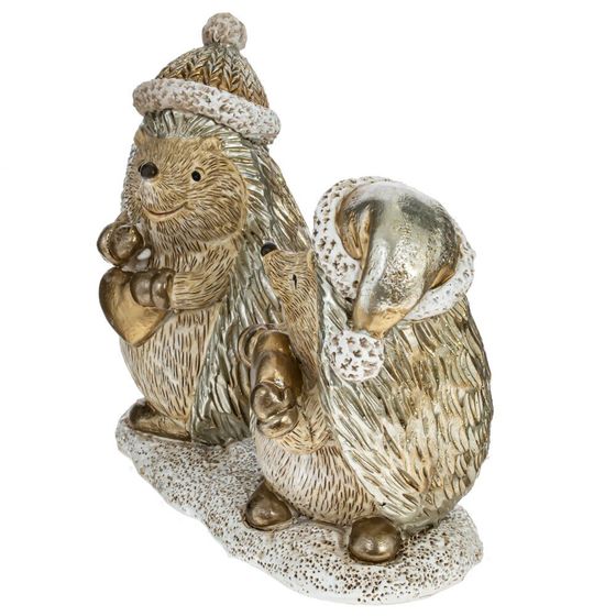 Фигурка декоративная &quot;Ёжики&quot;, L12,5 W5 H9 см