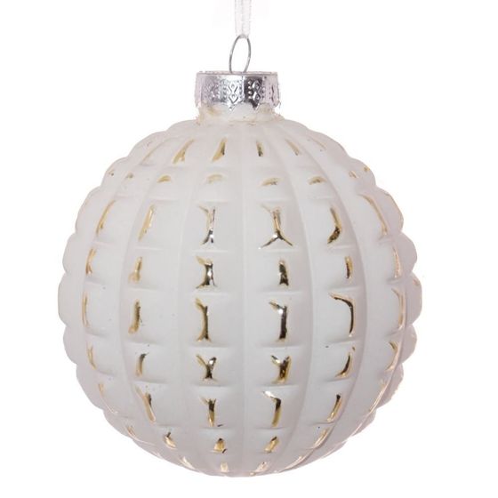 Украшение новогоднее Шар &quot;Винтаж&quot;, D 8 см, L8 W8 H8 см, 2в.