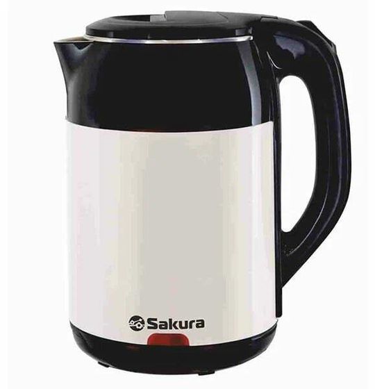 Чайник электрический Sakura SA-2168BW 1.8л 1800Вт черный