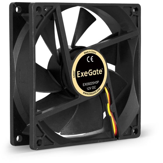 Вентилятор ExeGate EX09225H3P черный 92xx25мм 2000rpm 3pin (EX253950RUS)