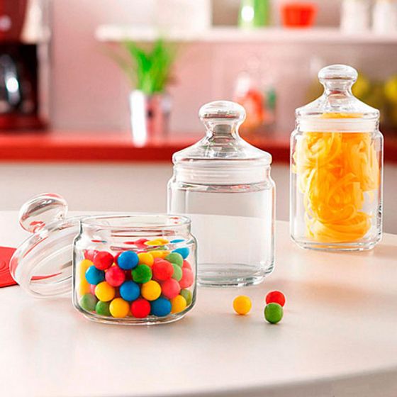 Банка для продуктов КЛУБ с крышкой 0.75л