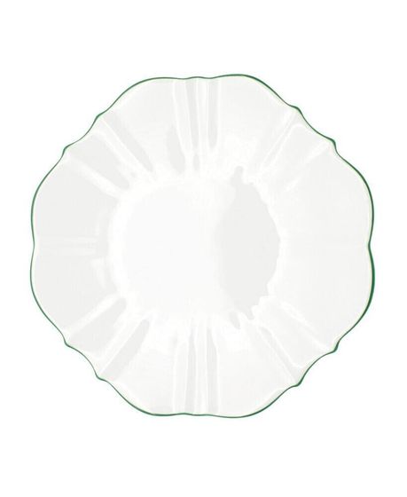 Amelie Forest Green Rim 13&quot; Charger Plate