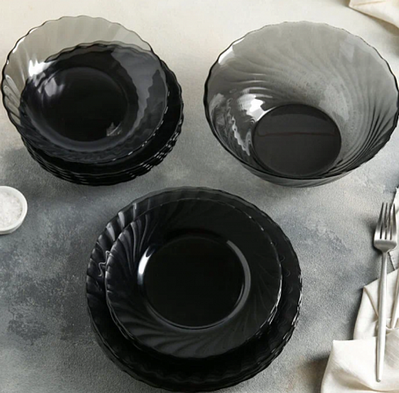 Тарелка десертная ОКЕАН ГРАФИТ 19.6см